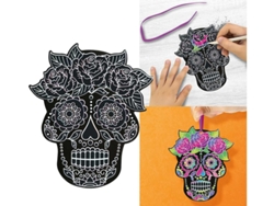Pack de 6 Siluetas Mexicanas para Colorear 12 cm
