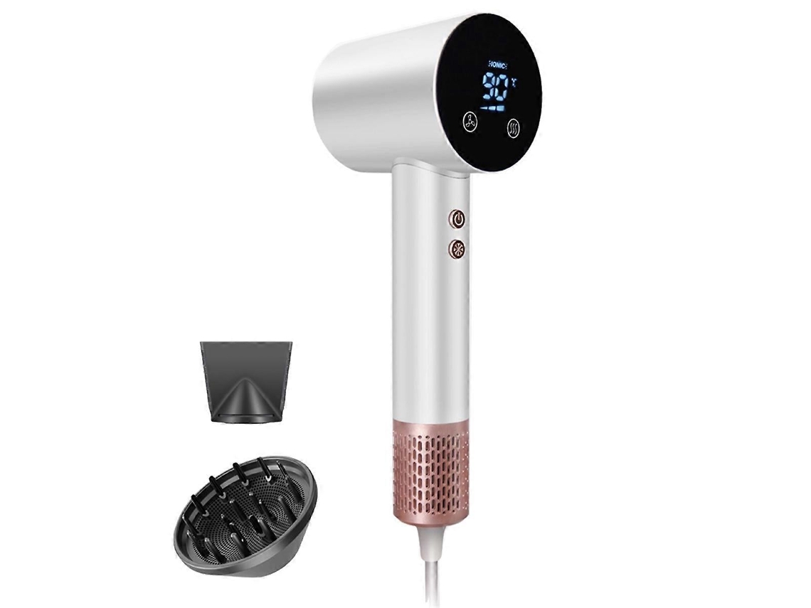 Secador de pelo superpotente de 220-240 V VE, 1500 W, herramienta de peinado, iónico profesional con enchufe europeo. Chaberlu