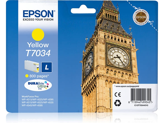 Cartucho de tinta EPSON C13T70344010