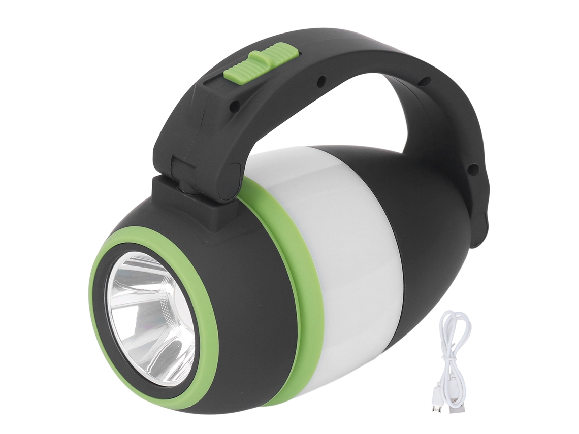Linterna Portátil Recargable Por Usb E Impermeable Con Batería Externa Para Camping Y Trabajo.