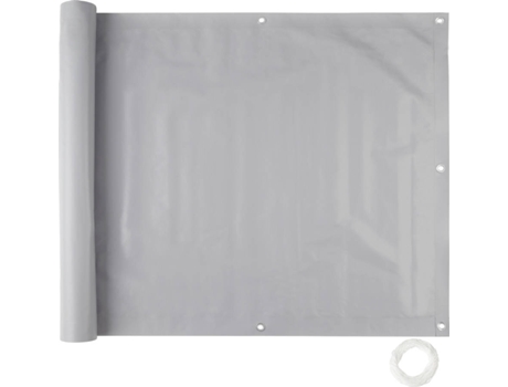 Revestimiento para Balcón Versión 1 TECTAKE (Gris -Polipropileno-600 x 90 x 0,5 cm)