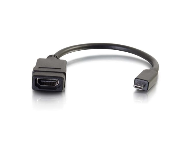 Cable Adaptador de Vídeo C2G 80510 0.2m Micro-HDMI HDMI