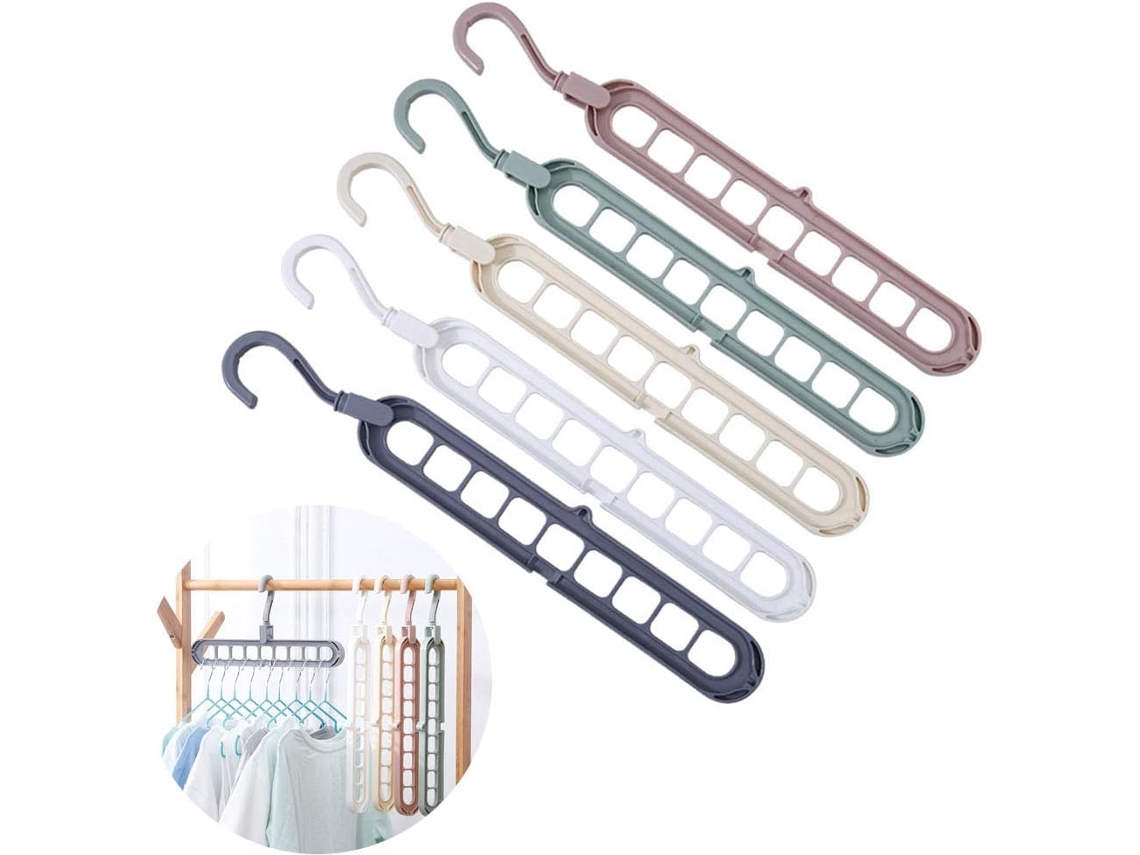 Percha arqueada para puerta, bolso, cartera, abrigo, mochila, cinturón y organizador de armario (gris)