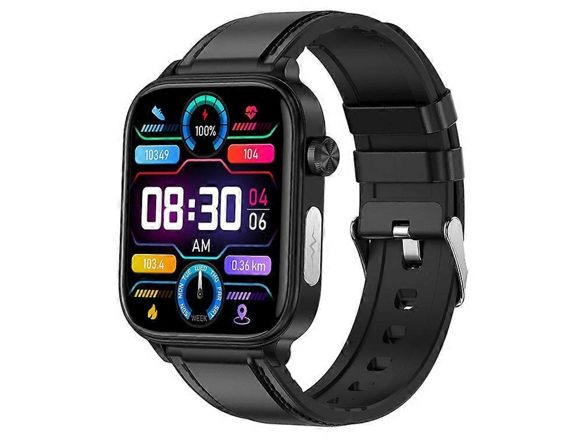 Reloj inteligente ET570 con llamadas Bluetooth, ECG, temperatura corporal, frecuencia cardíaca, presión arterial y modos multideporte. Ly Ebike