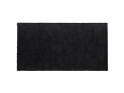 Alfombra BELIANI Demre de Poliéster Negro 80x150