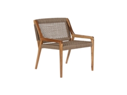 Silla Teca Fibra Marron 65x62x72cm