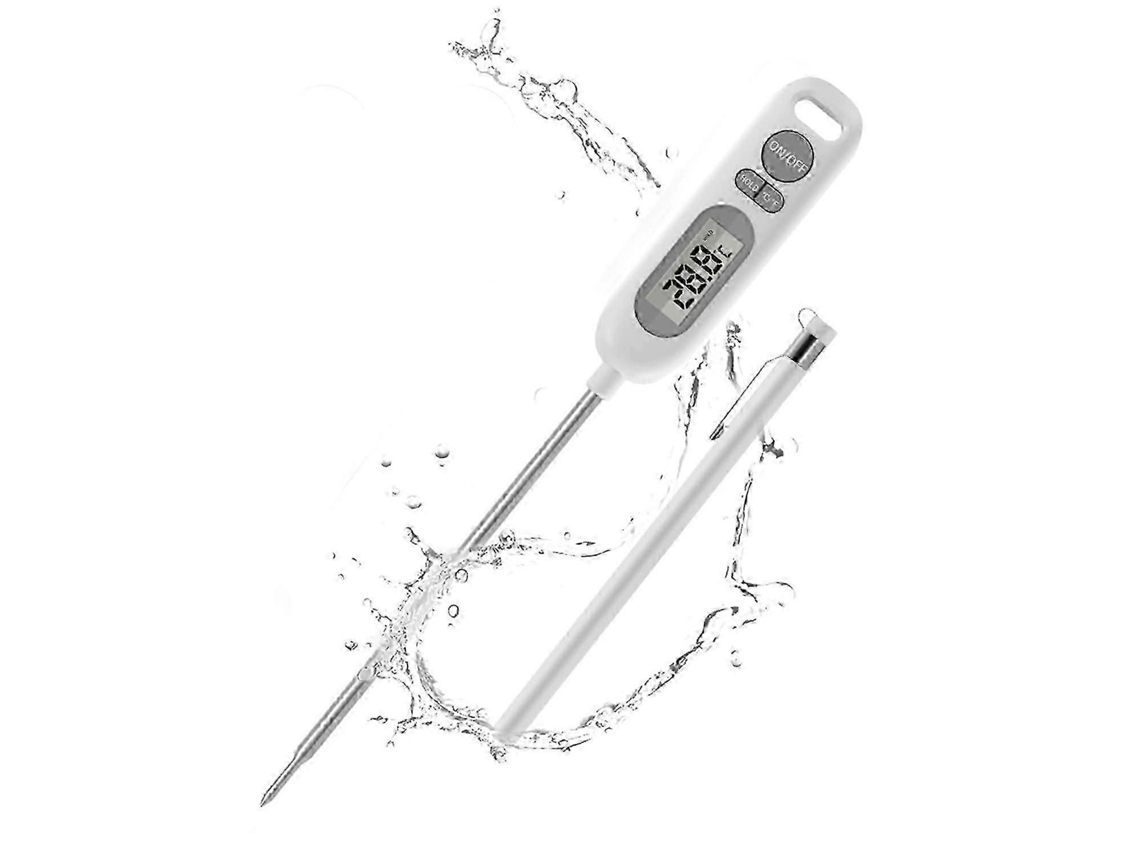 Termómetro de cocina, termómetro digital para alimentos, lectura instantánea, apto para carne, barbacoa, alimentos, líquidos, aceite y agua, 25,5 x 34 cm GOKOCO