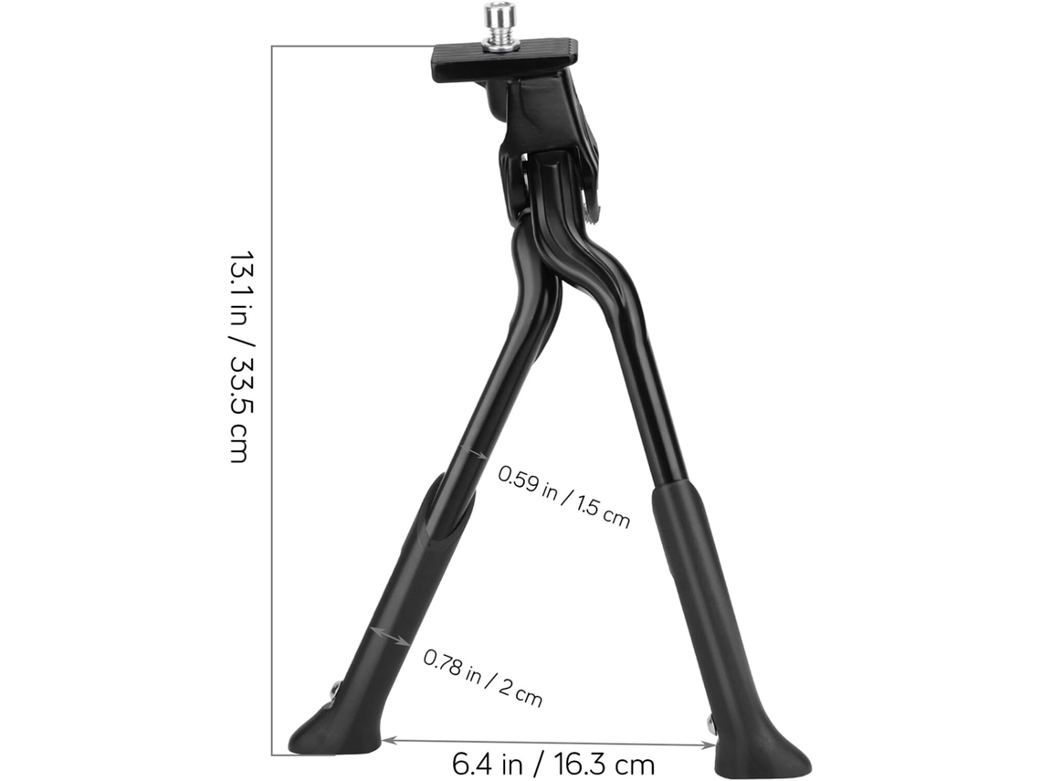 Caballete Doble Ajustable Para Bicicleta, Aleación De Aluminio, Plegable.