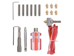 Accesorios Para Impresora 3d Kit De Boquilla Y Extruder Cabeza De Extrusión 17pcs