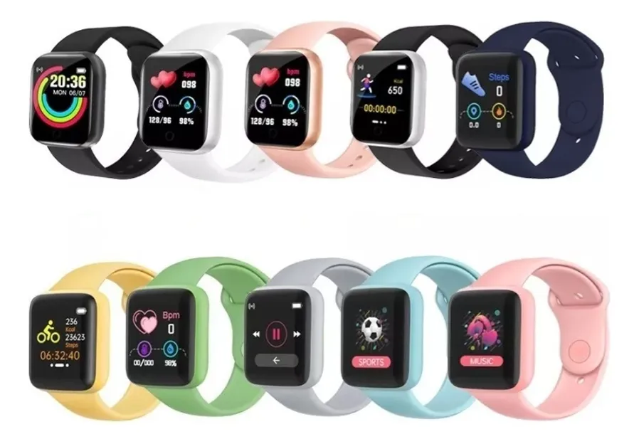 Relojes inteligentes Bluetooth Vayotoy Y68 (10 unidades)