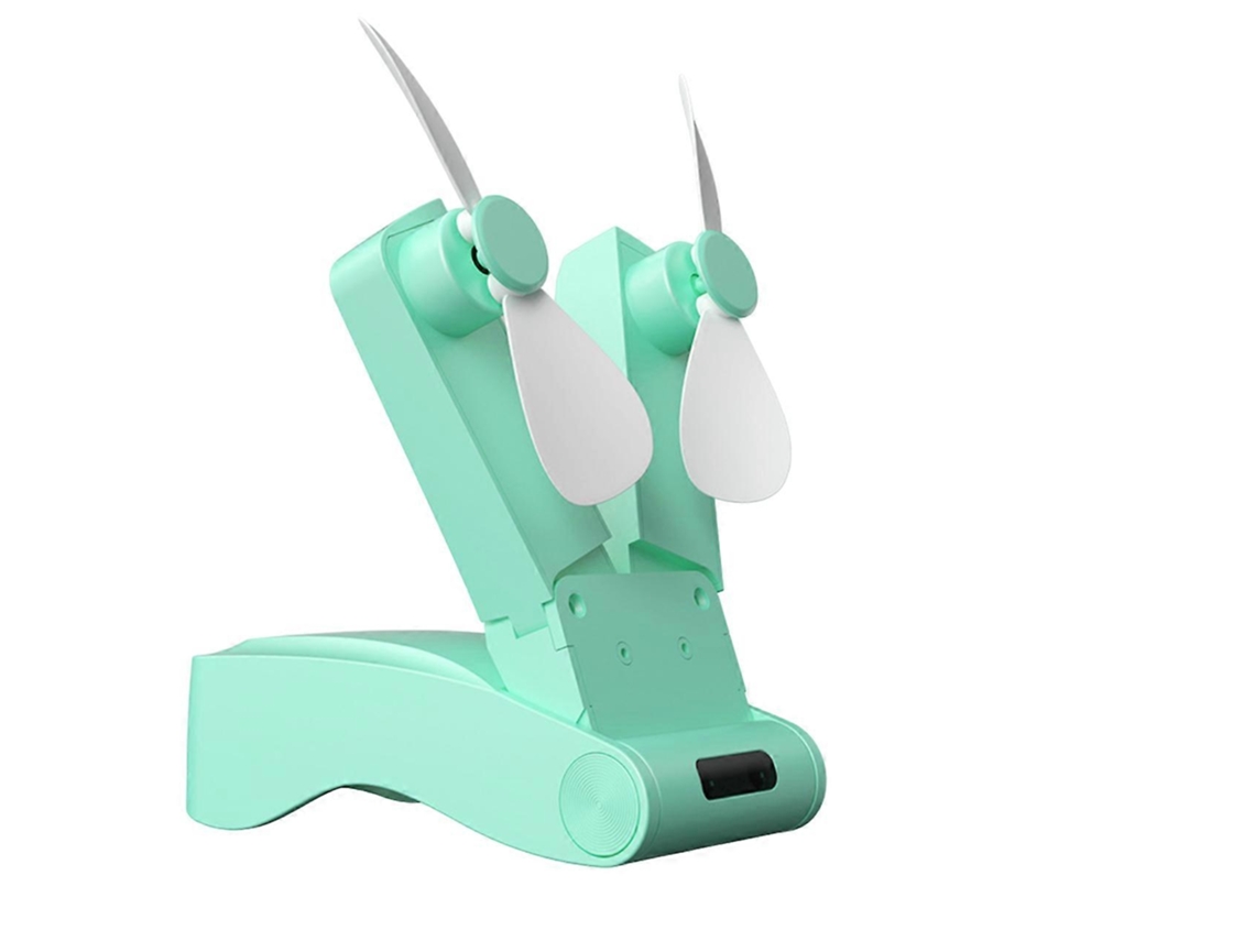 Ventilador De Sobremesa Compacto, Silencioso, Con Alimentación Usb, Luz Led, Eléctrico Y Recargable, Ideal Para Acampar.