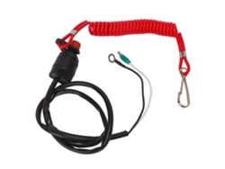 Chave De Parada De Motor Outboard Telescópica Abs À Prova D'água 75mm Para T30 T15