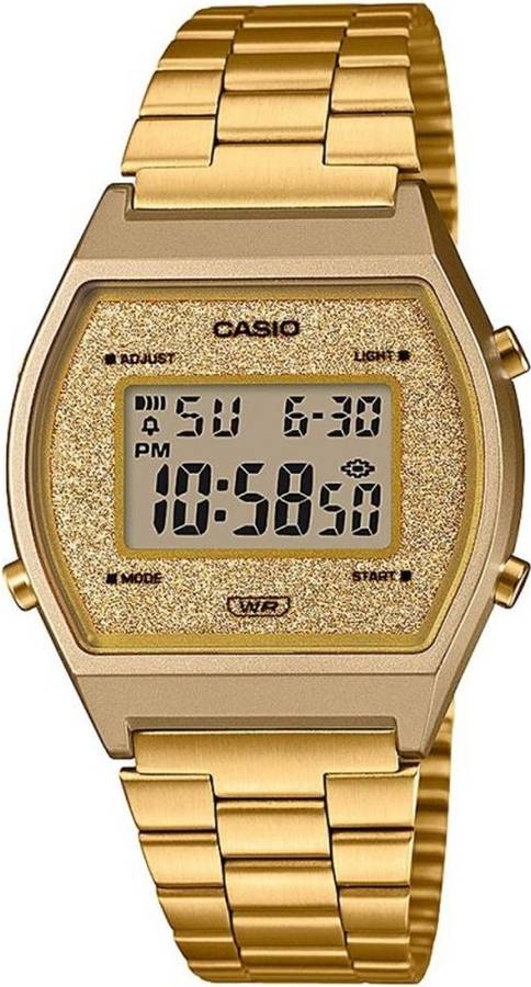 Casio Reloj Digital para unisex adulto de cuarzo b640wgg9ef vintage mujer acero y resina