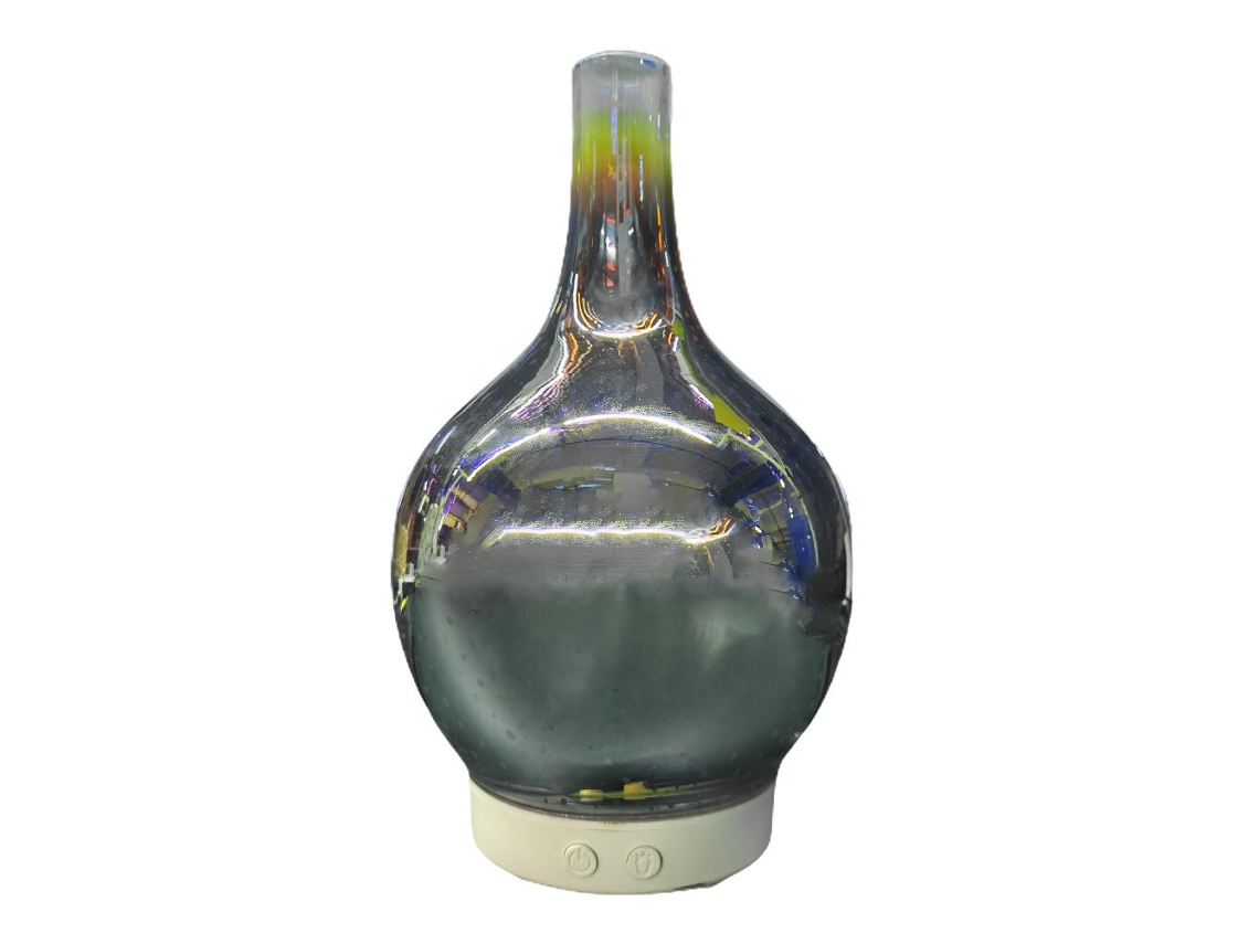 Difusor Ultrasónico De Aceites Esenciales Con Luz Led 3d, Humidificador Con Efecto Fuegos Artificiales, Aromaterapia, 120 Ml.