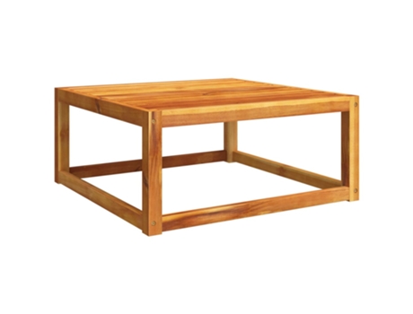 Mesa De Jardín VIDAXL Marrón Madera de acacia (65x65x29 cm)