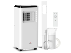 Aire Acondicionado Portátil, 10000 Btu, 2900w, 5 En 1, Ventilador/deshumidificador, 33x28x70,4 Cm, Blanco