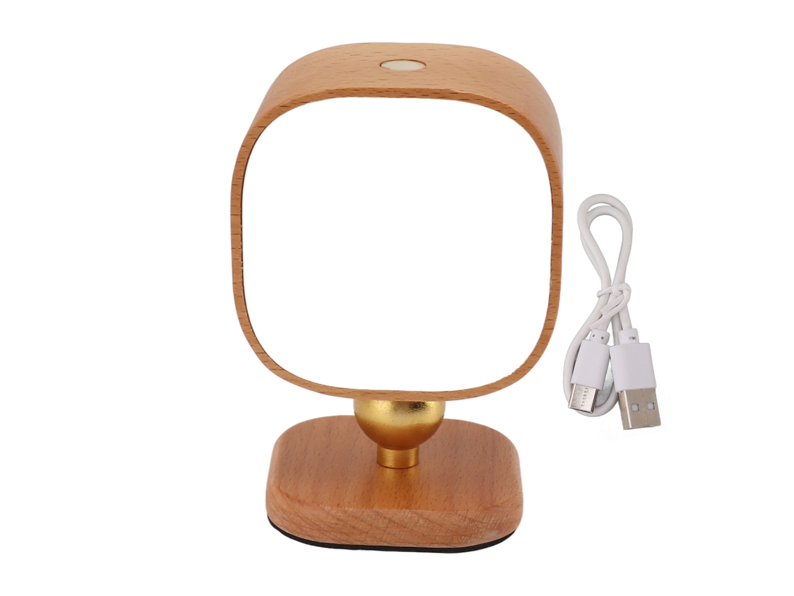 2026-lámpara De Pared Magnética De Madera De Fresno Portátil Aplique Nocturno Cuadrado Regulable Luz Led Para Dormitorio