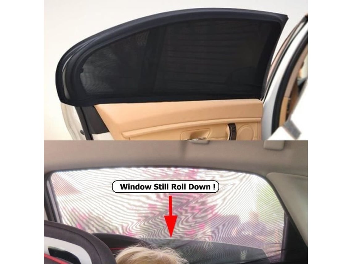 Par De Persianas Solares T4w Para Ventanas De Automóviles, Que Ofrecen La Máxima Protección Uva Para Bebés.