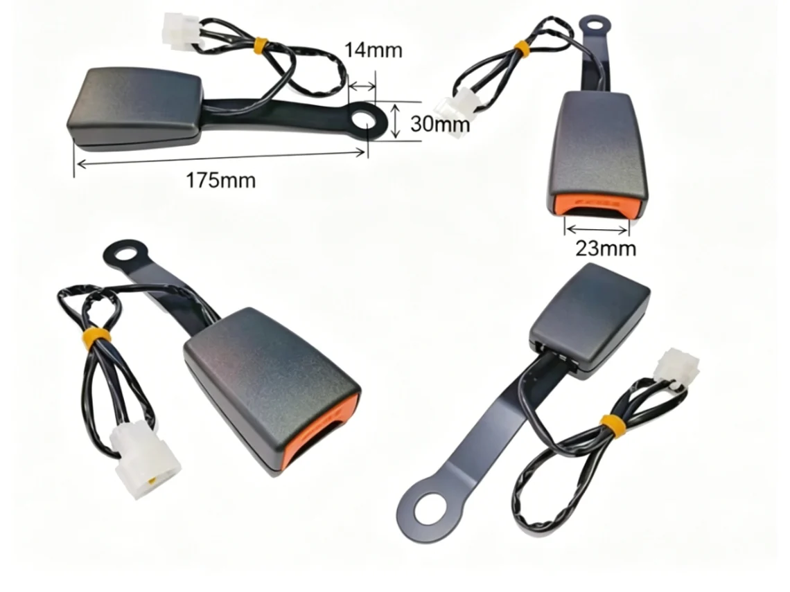 Hebilla De Cinturón De Seguridad Para Automóvil De 173 Mm Para Uso General.