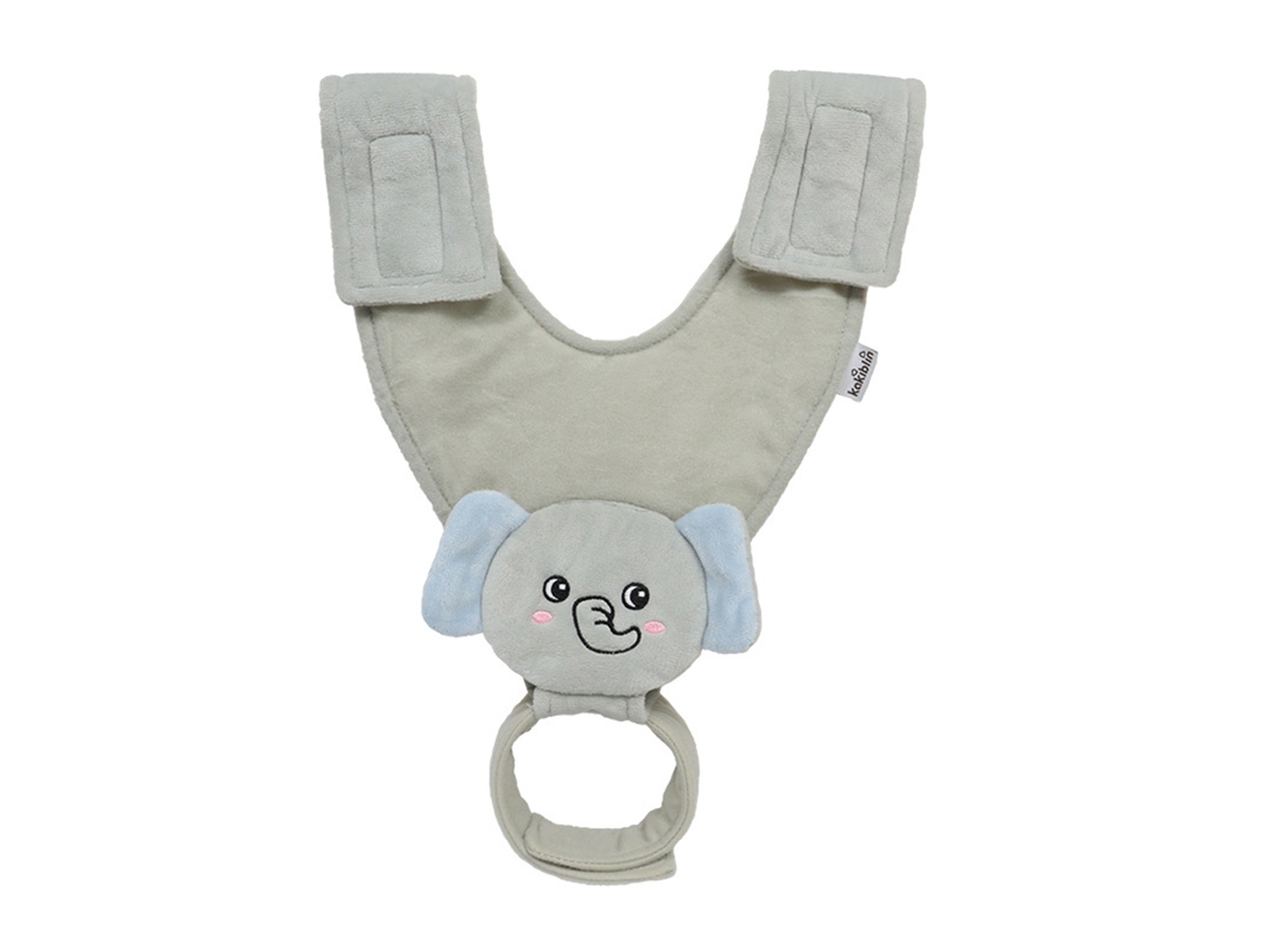 Soporte ajustable para biberones con velcro (modelo 2026) para cochecitos manos libres.