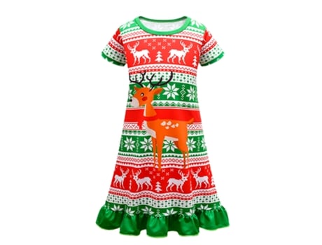 Disfraces de navidad cosplay vestido infantil 140