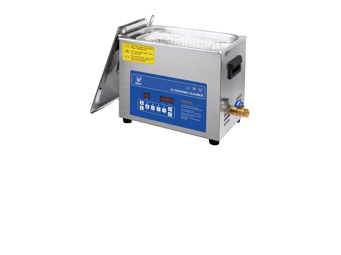 Limpieza ultrasónica, aplicaciones versátiles, diseño fácil de usar, 10 L azul