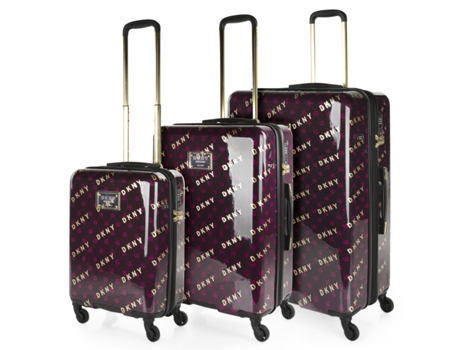 Juego De Maletas Pc DKNY DKNY-905 On Repeat aubergine-pink-gold (51,5X76,5X31 Cm - 0L)