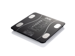 Báscula de grasa corporal, báscula electrónica inteligente recargable con pantalla LCD, para uso doméstico. Mdug