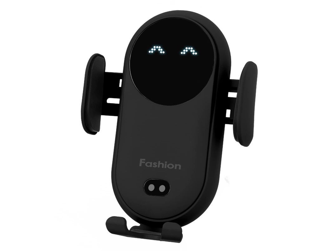 Cargador Inalámbrico Para Coche Linjou, Soporte Automático Para Teléfono Compatible Con Iphone 13/12/11/xs/xr/8, Etc. (negro)