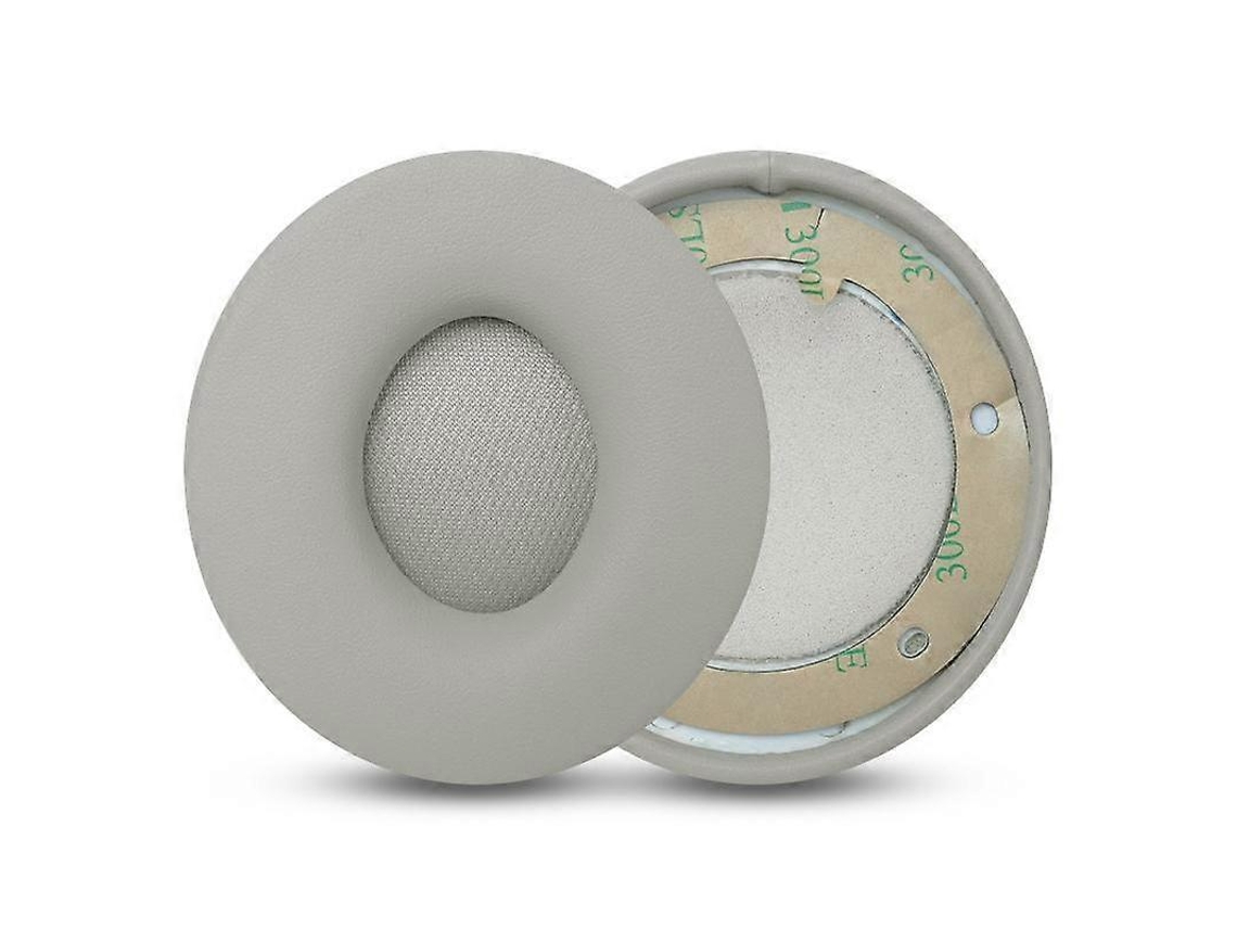 1 par de almohadillas de repuesto de cuero proteico para auriculares Beats Solo Pro