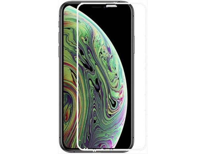 Protector de Cristal Templado iPhone XS Completo Blanco
