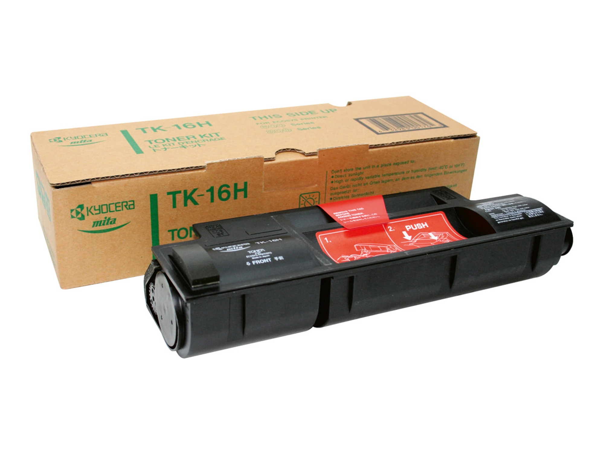 Cartucho de Tóner Original KYOCERA TK 16H Negro