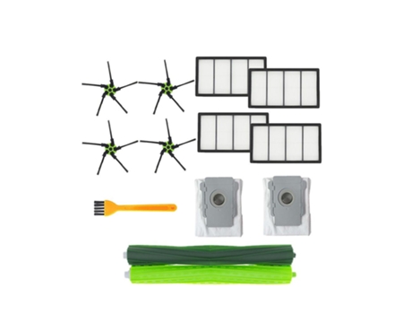 Conjunto de filtros de aspirador de pó de escovas laterais para rolos para irobot