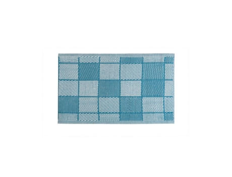 Alfombra de Exterior BIGBUY HOME (90.00 x 150.00 x 0.50 cm - Polipropileno - Azul)