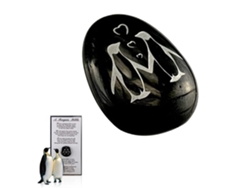 Ats-pingüino De Bolsillo Abrazo Pingüino Mini Animal Adorno De Pingüino Abrazo Con Tarjeta De Saludo Regalo Animal Bonito