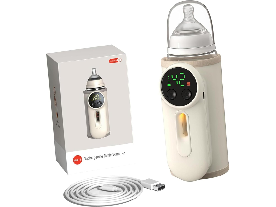 Calientabiberones - Alimentación Usb, Calienta Rápidamente Y Mantiene El Biberón Caliente, 6 Ajustes De Temperatura.