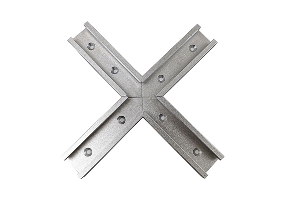 Kit De Conectores De Intersección De Riel En T Para Mesa De Fresadora, Herramienta Para Trabajar La Madera, Fácil Instalación, Duradero