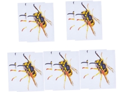10 Láminas De Pegatinas Decorativas De Avispas Para Pared, Pegatinas Removibles Para