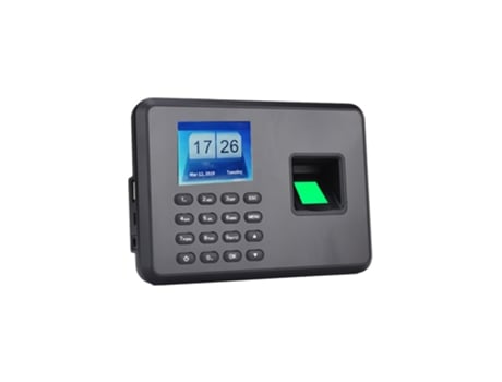 Máquina biométrica inteligente de asistencia con contraseña de huellas dactilares Grabadora de registro de empleados Pantalla LCD de 2,4 pulgadas D...