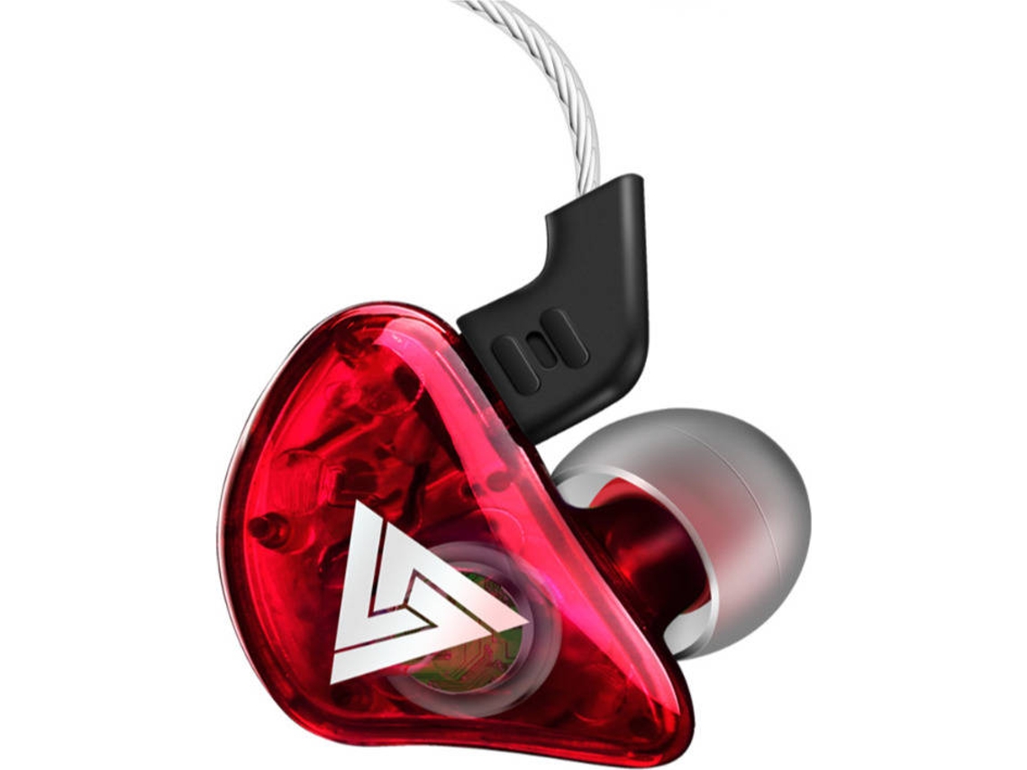 CUICH CK5 Auriculares con Cable (In Ear - MicroAuriculares - Cancelación de Ruido - Rojo)