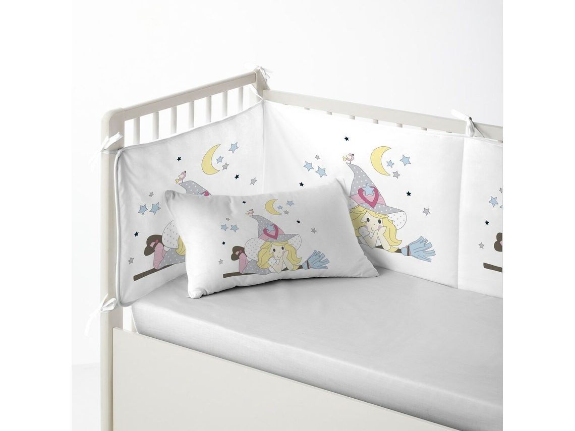 Protector de Cuna Cool Kids Witch (60 x 60 x 60 + 40 cm)