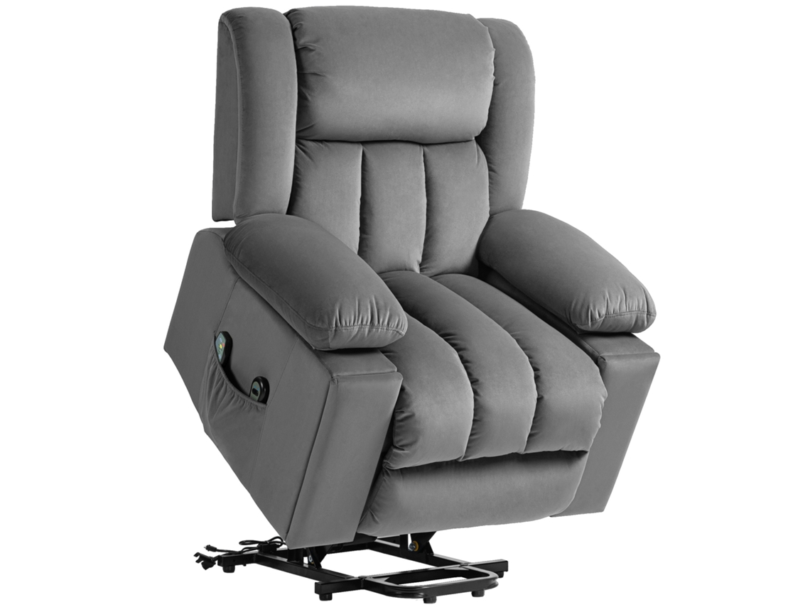Sillón Elevador Eléctrico Con Usb, Tela Suave