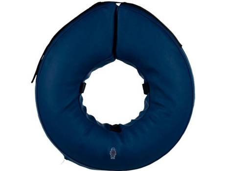 Collar Isabelino para Perros TRIXIE Hinchable (Azul - 24-31cm - Polietileno - S - Porte Pequeño)