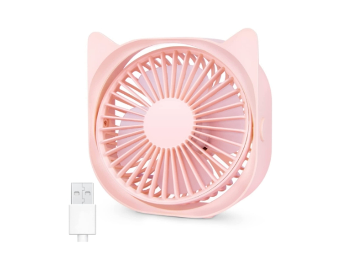 Mini ventilador Yizhood (3 velocidades, 5 W, diámetro 21 cm)