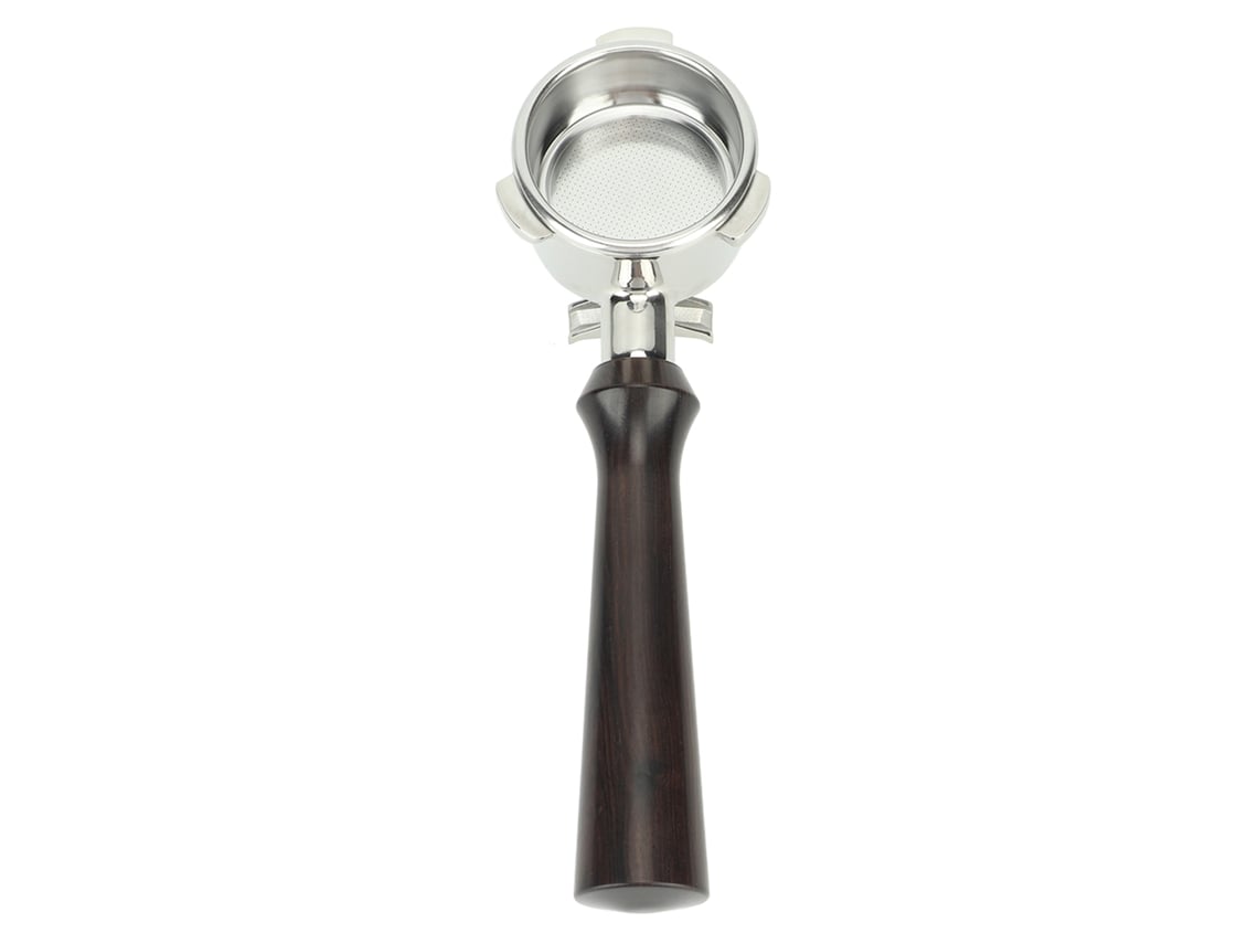 Portafiltro De Café De 54 Mm Con 2 Boquillas De Acero Inoxidable Y Mango De Madera Para Breville 870 880 Series 8