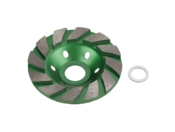 Disco De Esmeril De Diamante Em Copa 100mm Para Polimento De Pedra Concreto Cerâmica