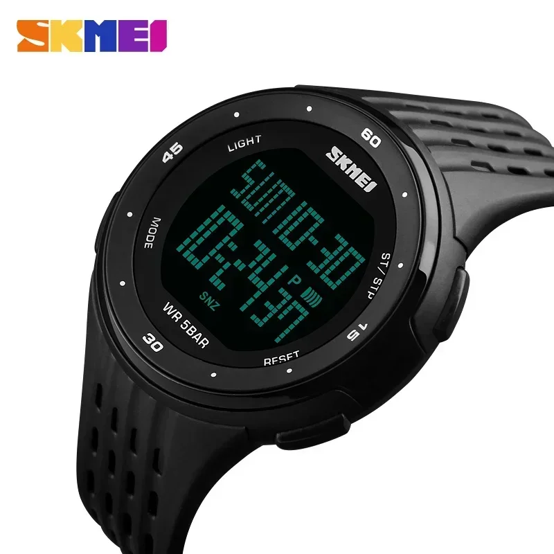 Reloj Deportivo Militar Led Impermeable (negro) Para Hombres Y Mujeres, Reloj Digital