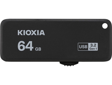 Kioxia Transmemory U365 Unidad de memoria USB 64Gb Usb tipo A 3.2 Gen 1 3.1 Gen 1 Negro