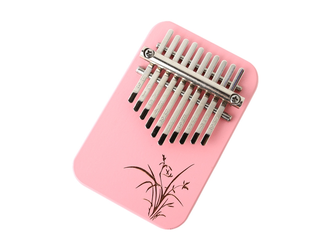 Piano de Polegar Kalimba DIGITALLAB 10 Teclas, Para Niños Y Principiantes (Rosa)