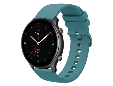 Correa Smartwatch para Amazfit GTR 2e 22mm Silicona Suave Color Sólido (Verde Pino)